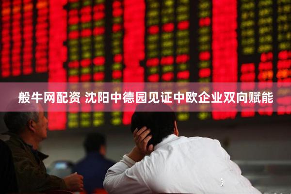 般牛网配资 沈阳中德园见证中欧企业双向赋能